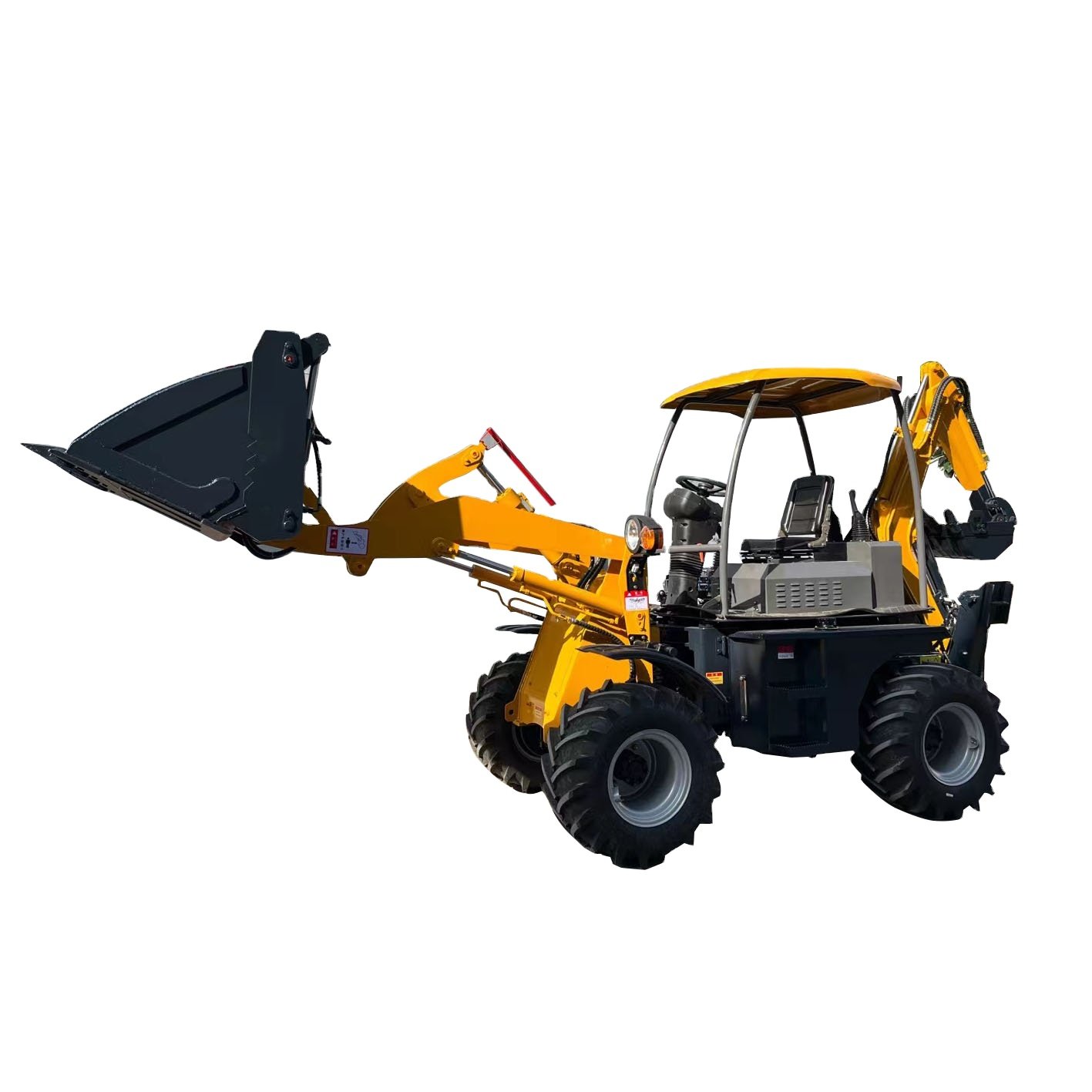 2024 NEW Hot Sale Sturdy Mini Small Backhoe 4x4 Backhoe Loader Farm Use Backhoe Tractor Loader Price
